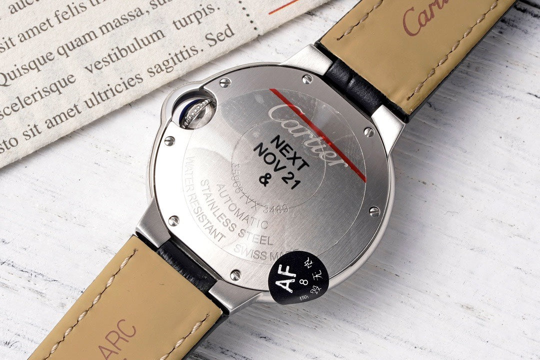 Cartier Ballon Bleu AF Upgraded 33mm Women Automatic Wristwatch