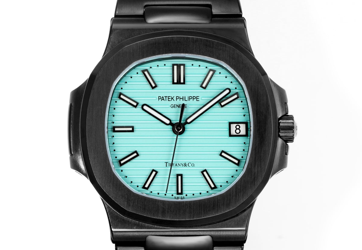 Patek Philippe Nautilus 5711 Black Warrior Limited Color Dial Watch, GR Factory, 40mm, Custom Modified 324 Movement