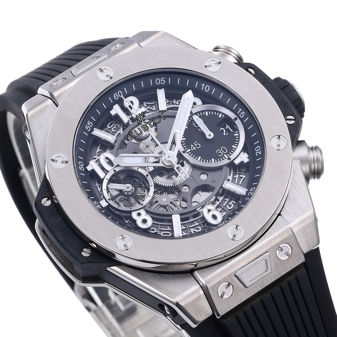 Hublot Big Bang Automatic Chronograph Watch 42mm Titanium Rubber Strap