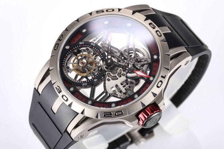 Roger Dubuis Titanium Skeleton Tourbillon Watch