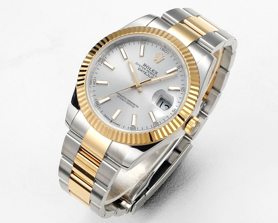 Rolex Datejust 41mm Automatic Watch 3235 Movement 72‑Hour Power Reserve Fluted Bezel