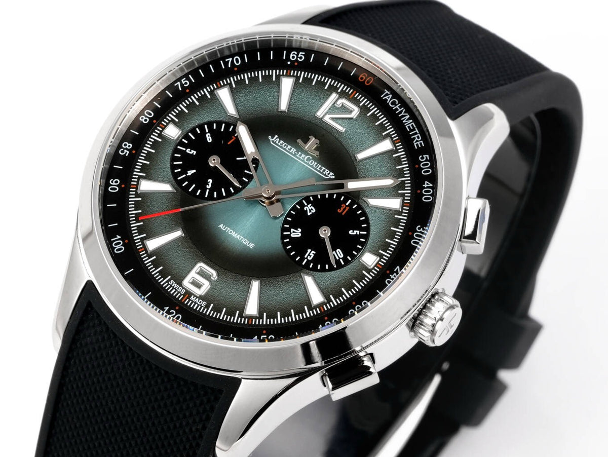 Jaeger-LeCoultre Polaris Chronograph Automatic Watch 42mm Rubber Strap