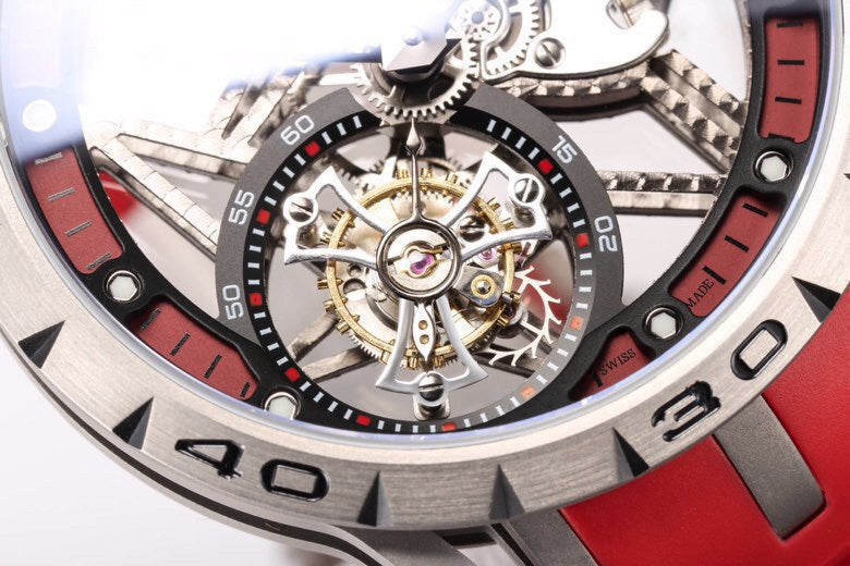 Roger Dubuis Titanium Skeleton Tourbillon Watch