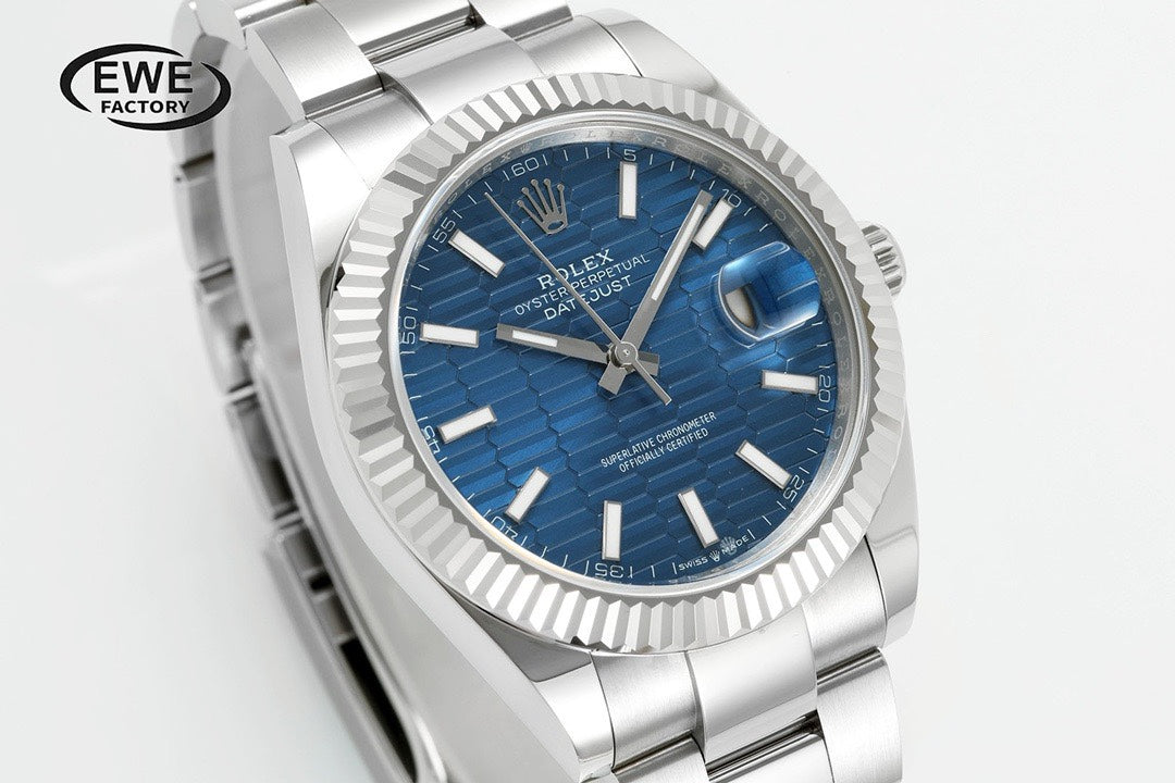 Rolex EWE Factory Datejust 41mm Men Watch, 3235 Automatic Movement, 904L Steel