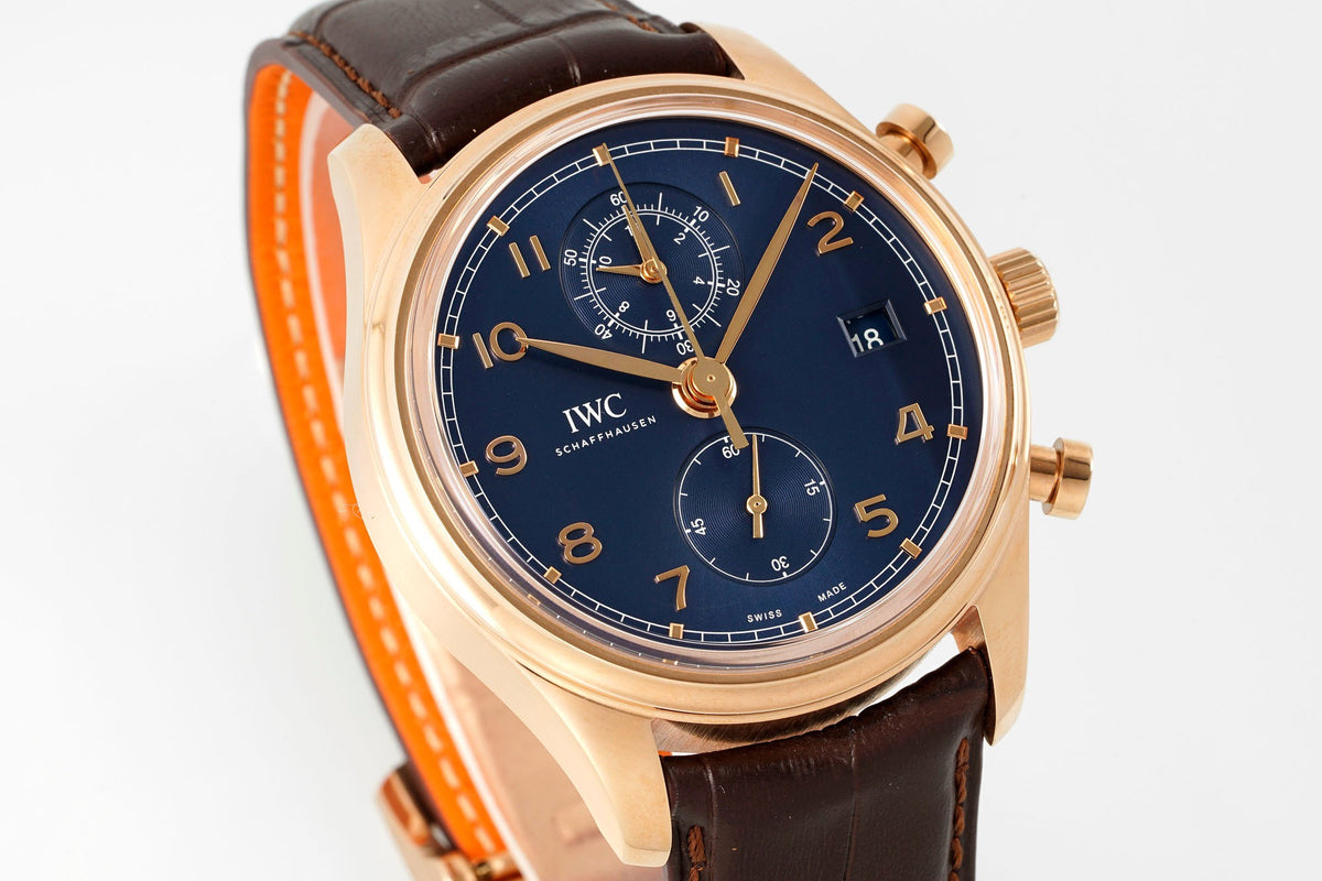 IWC Da Vinci Chronograph Watch 42mm | Modified Cal.89361 Integrated Movement Full Working Functions