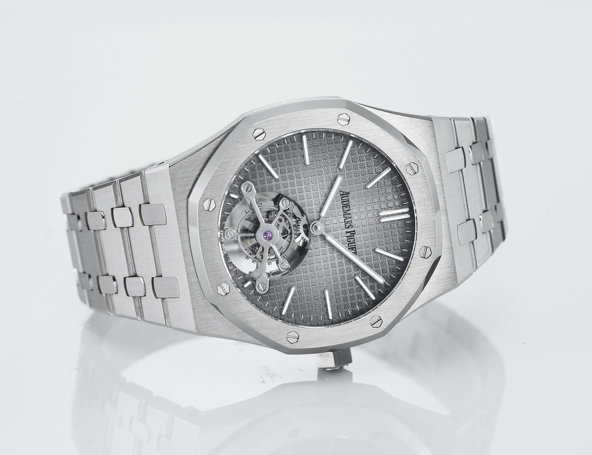 Audemars Piguet Royal Oak Tourbillon 41mm Evolutive Tapisserie Dial Automatic Watch