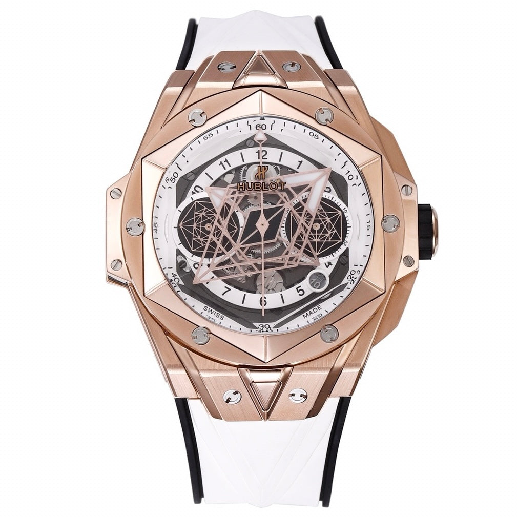 HUBLOT Big Bang Sang Bleu II Watch | BBF Super Clone Titanium Automatic Chronograph Wristwatch