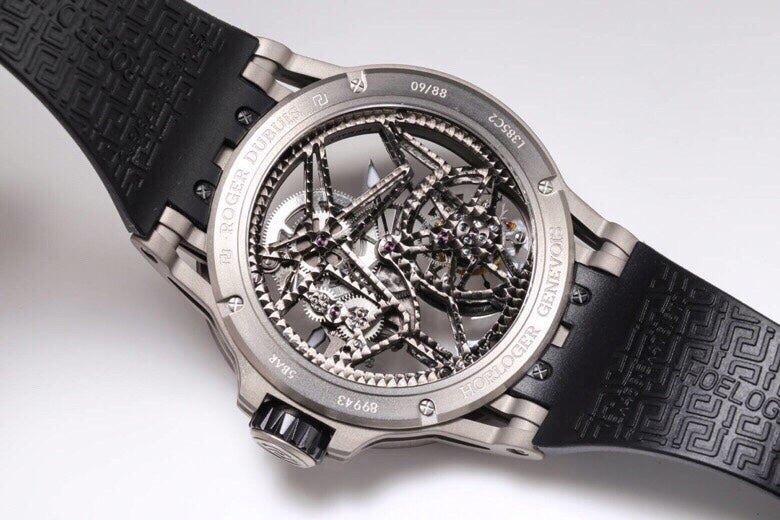 Roger Dubuis Titanium Skeleton Tourbillon Watch