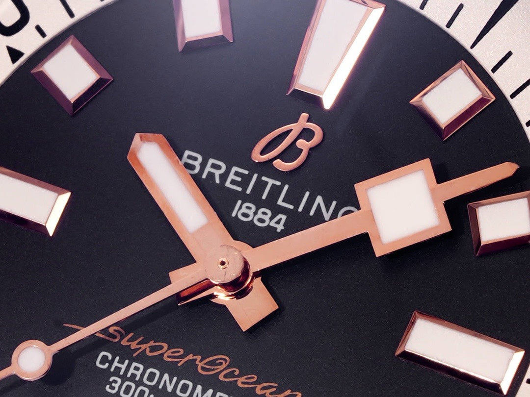 BREITLING Superocean 42mm Dive Watch, GR Factory Version Luminous Dial Ceramic Bezel Rubber Strap Multiple Colors