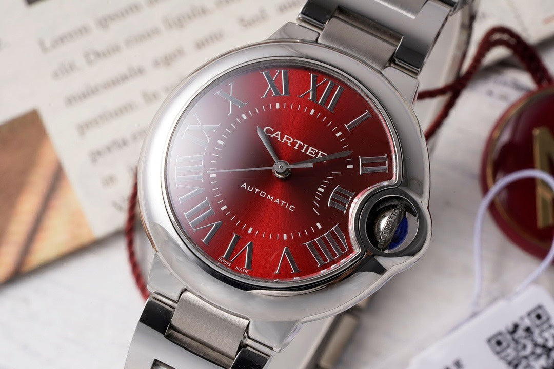 Cartier Ballon Bleu AF Upgraded 33mm Women Automatic Wristwatch