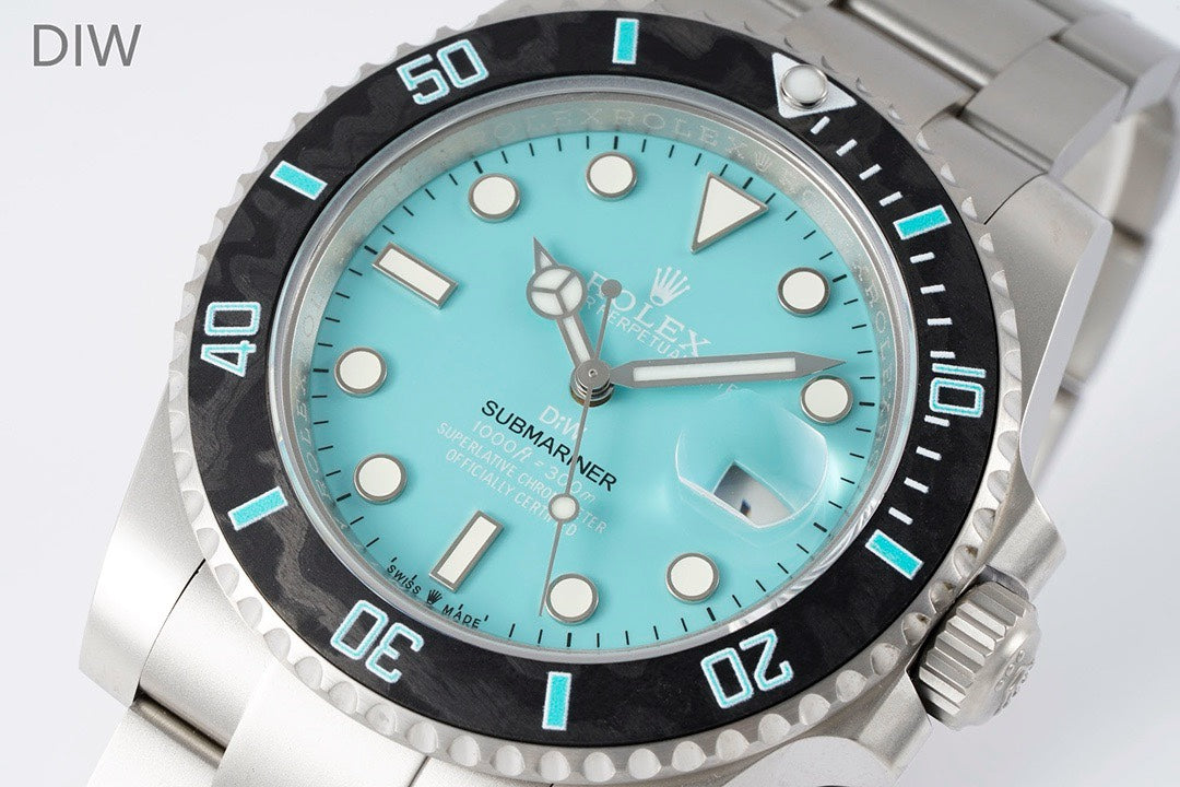 Rolex DIW Custom Submariner Dive Watch 904L Steel 3135 Automatic Movement Multiple Dial Colors