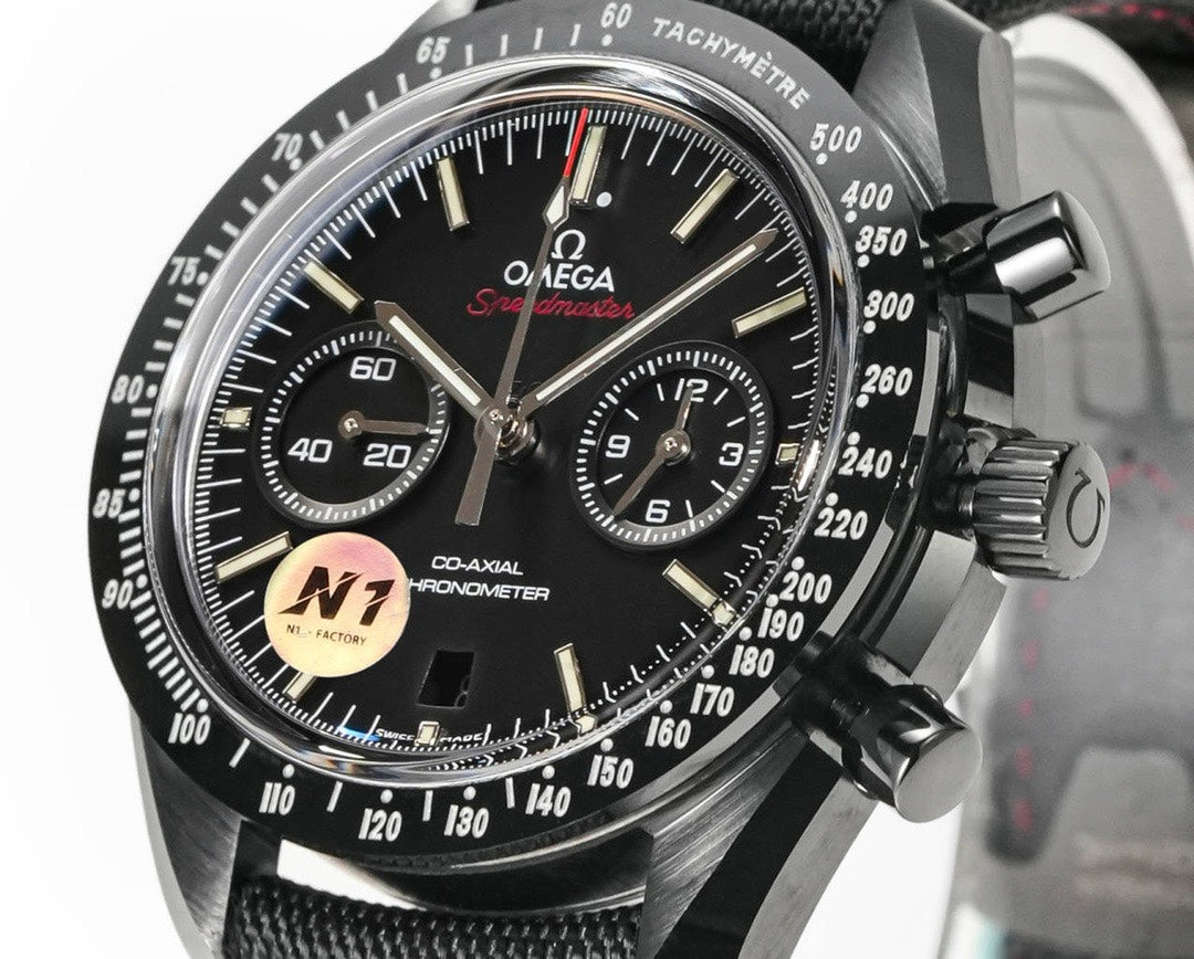 Omega Speedmaster Dark Side of the Moon Full Ceramic Chronograph | N1 Factory Cal.9300 Automatic Watch 44.25mm