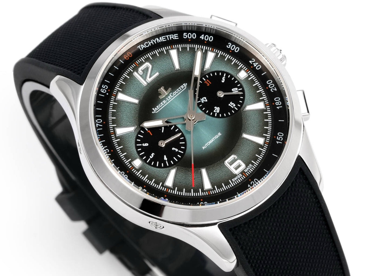 Jaeger-LeCoultre Polaris Chronograph Automatic Watch 42mm Rubber Strap