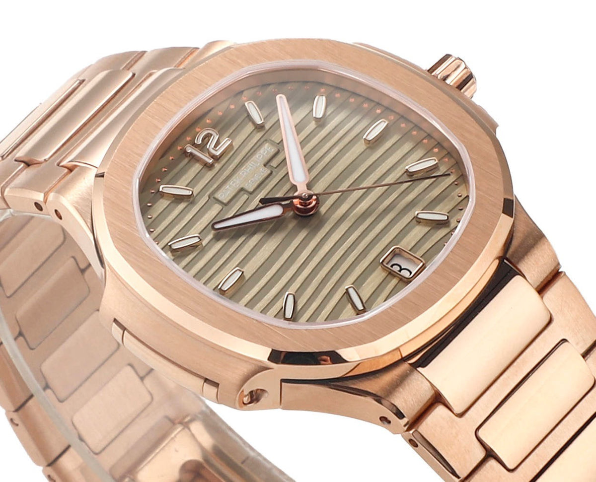 Patek Philippe Nautilus 7118 Ladies Watch 35mm| Custom Cal.324SC
