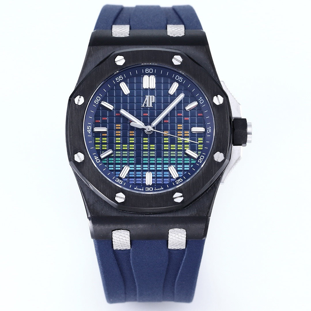 Audemars Piguet Royal Oak 15600 Music Edition Watch, ZF Factory, 44mm, CAL.4309 Movement