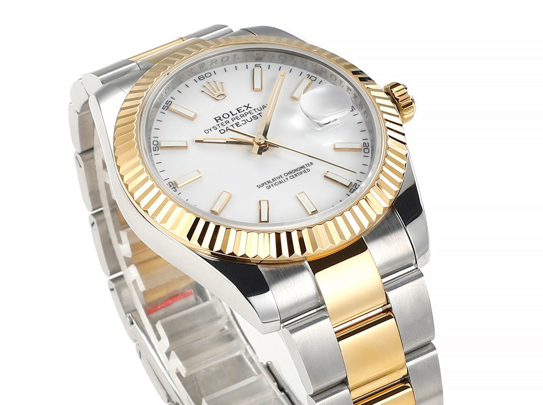 Rolex Datejust 41mm Automatic Watch 3235 Movement 72‑Hour Power Reserve Fluted Bezel