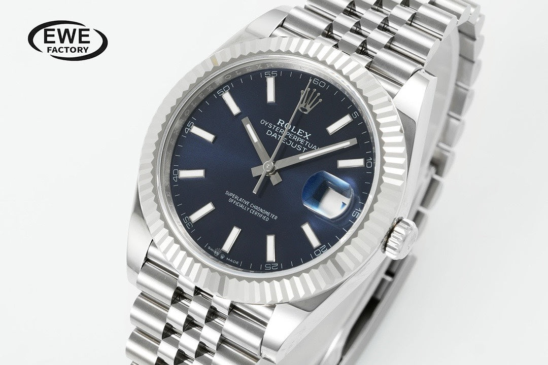 Rolex EWE Factory Datejust 41mm Men Watch, 3235 Automatic Movement, 904L Steel