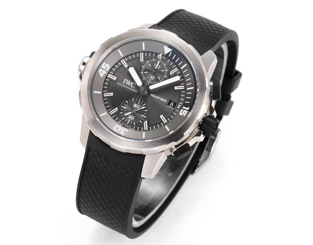 IWC Aquatimer Chronograph Watch 44mm | Quick Release Fluororubber Strap