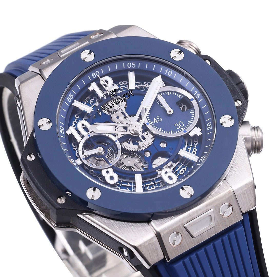 Hublot Big Bang Automatic Chronograph Watch 42mm Titanium Rubber Strap