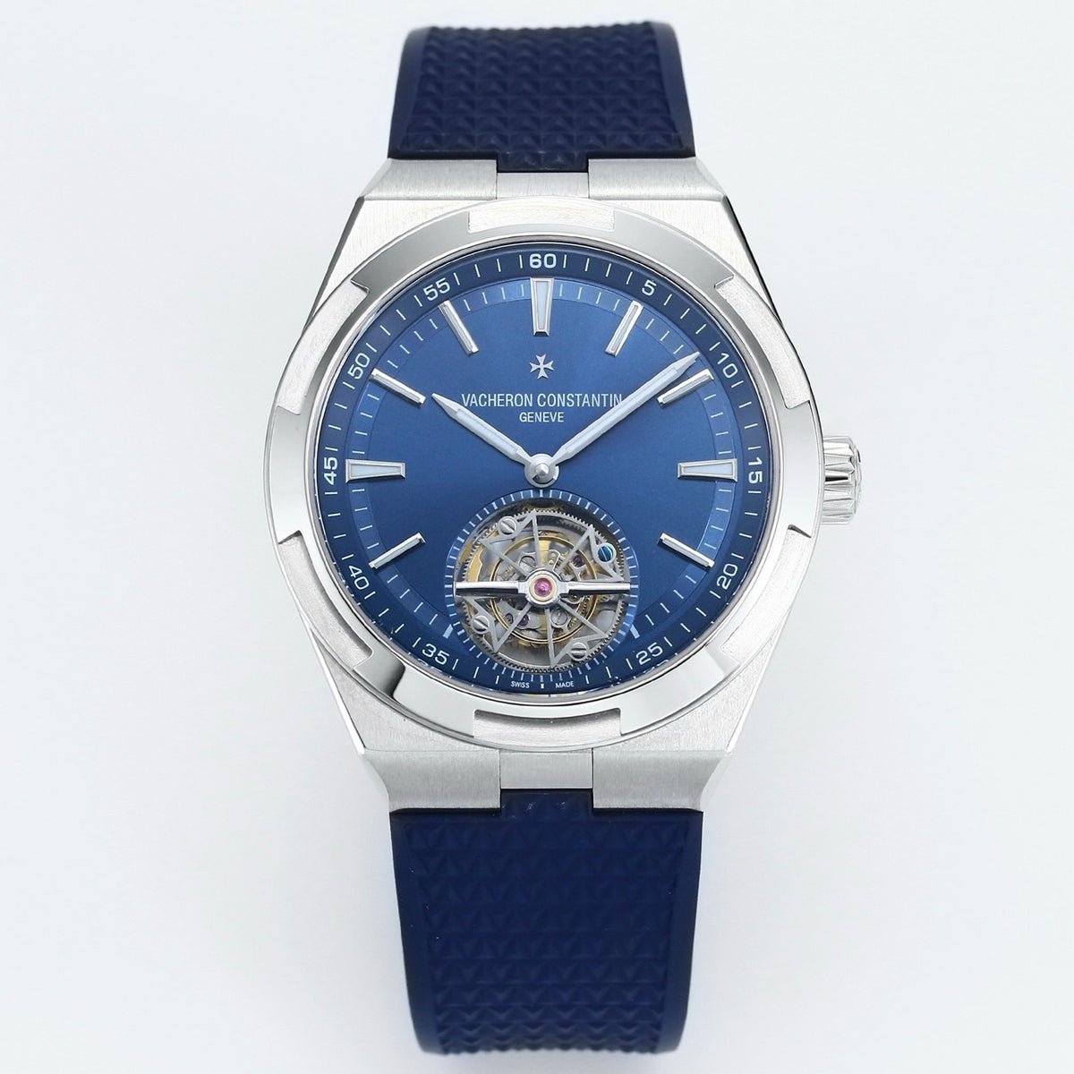 Vacheron Constantin Overseas Tourbillon 42.5mm Blue Dial Automatic Watch