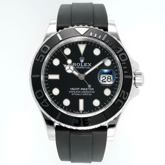 Rolex EWE Factory Yacht Master 42 Automatic Watch Custom 3235 Movement Rubber Strap