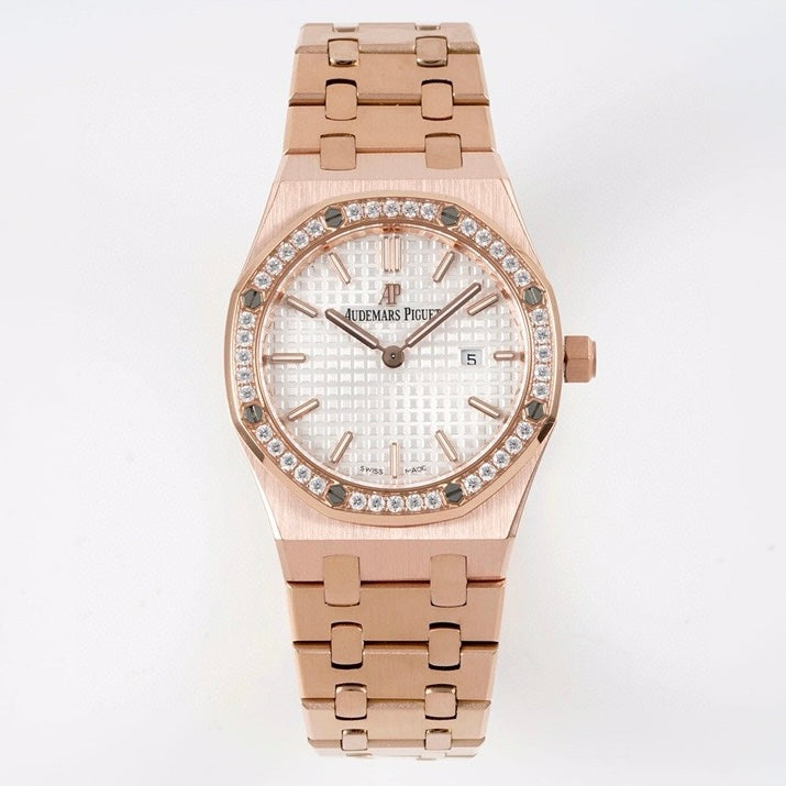 Audemars Piguet Royal Oak Ladies Quartz Watch 33mm, Ref.67651ST.ZZ.1261ST.01