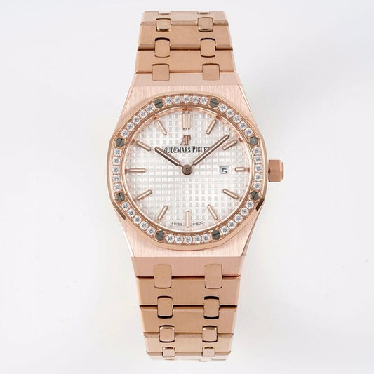 Audemars Piguet Royal Oak Ladies Quartz Watch 33mm, Ref.67651ST.ZZ.1261ST.01