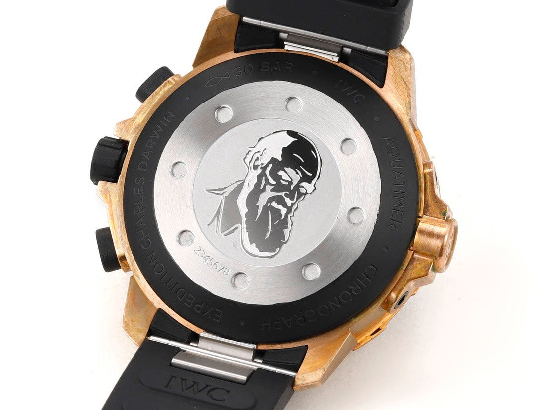 IWC Aquatimer Chronograph Watch 44mm | Quick Release Fluororubber Strap