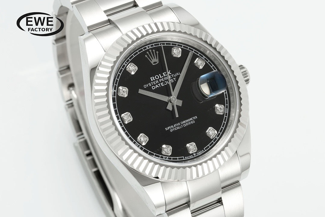 Rolex EWE Factory Datejust 41mm Men Watch, 3235 Automatic Movement, 904L Steel