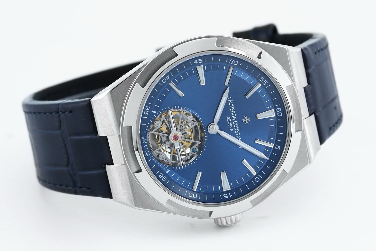 Vacheron Constantin Overseas Tourbillon 42.5mm Blue Dial Automatic Watch