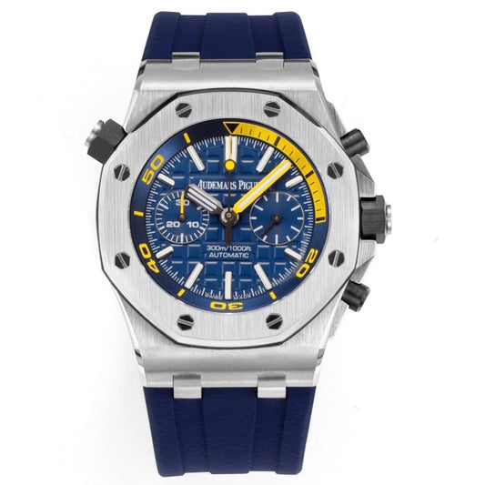 Audemars Piguet Royal Oak Offshore Chronograph 42mm | Cal.3124 Automatic Watch Rubber Strap