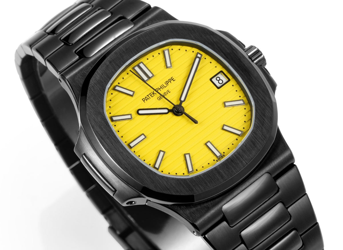 Patek Philippe Nautilus 5711 Black Warrior Limited Color Dial Watch, GR Factory, 40mm, Custom Modified 324 Movement