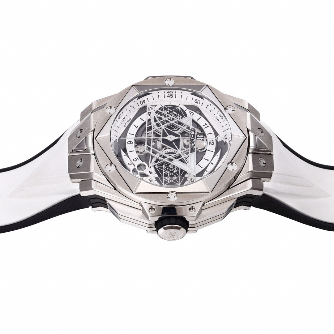 HUBLOT Big Bang Sang Bleu II Watch | BBF Super Clone Titanium Automatic Chronograph Wristwatch