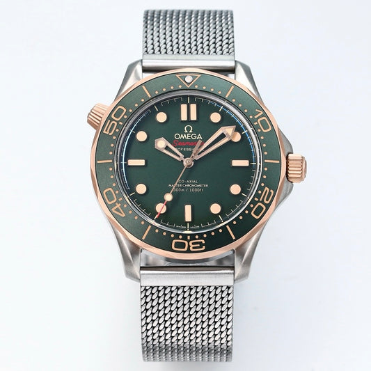 OMEGA Seamaster ER Upgraded Titanium Bronze Gold 007 Watch