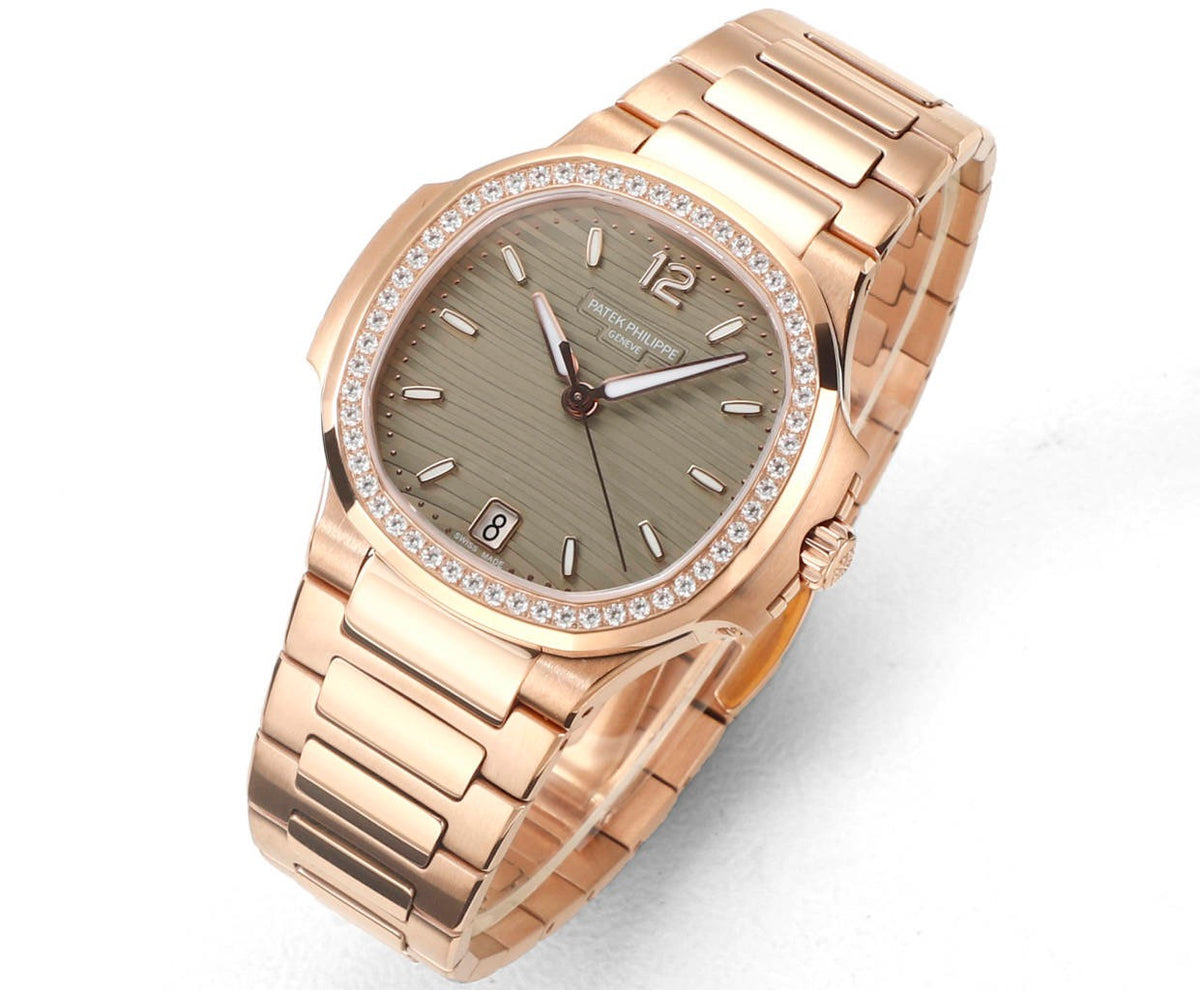 Patek Philippe Nautilus 7118 Ladies Watch 35mm| Custom Cal.324SC