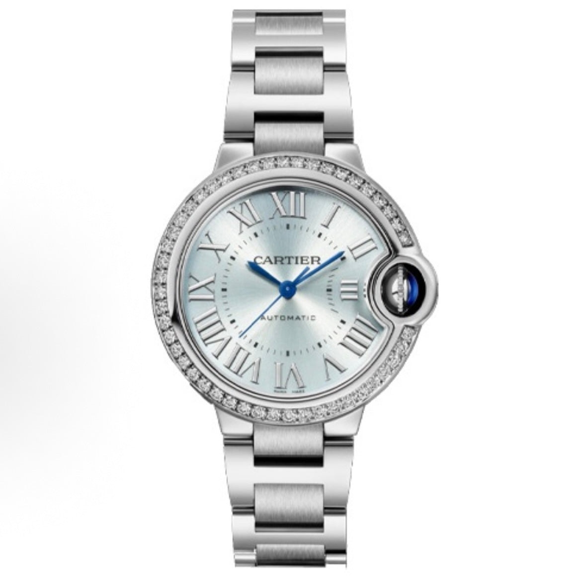 Cartier Ballon Bleu AF Upgraded 33mm Women Automatic Wristwatch