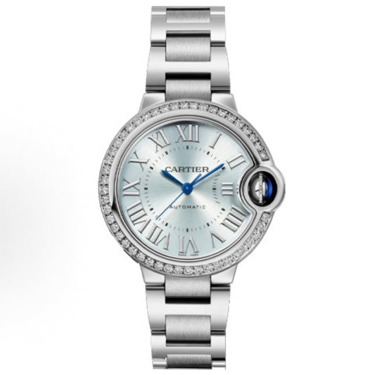 Cartier Ballon Bleu AF Upgraded 33mm Women Automatic Wristwatch