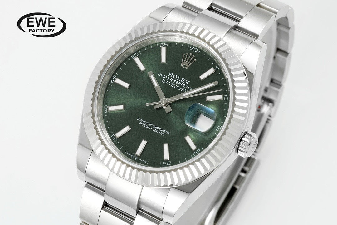Rolex EWE Factory Datejust 41mm Men Watch, 3235 Automatic Movement, 904L Steel