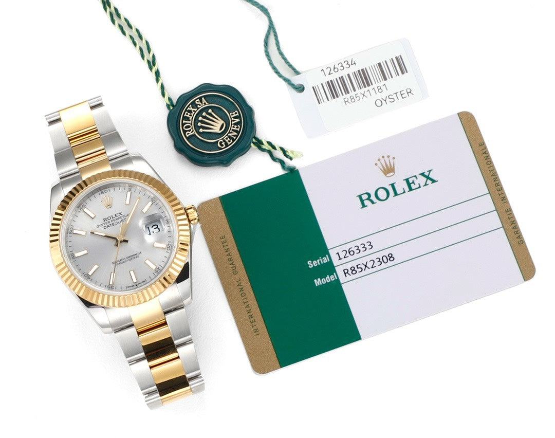 Rolex Datejust 41mm Automatic Watch 3235 Movement 72‑Hour Power Reserve Fluted Bezel