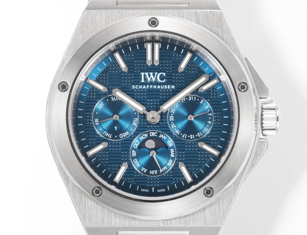 IWC Ingenieur Perpetual Calendar 41.6mm | Gérald Genta Classic Design Luxury Watch‑Blue Dial