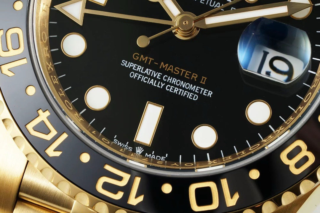 Rolex GMT Travel Watch 904L Steel Cal.3285 Movement