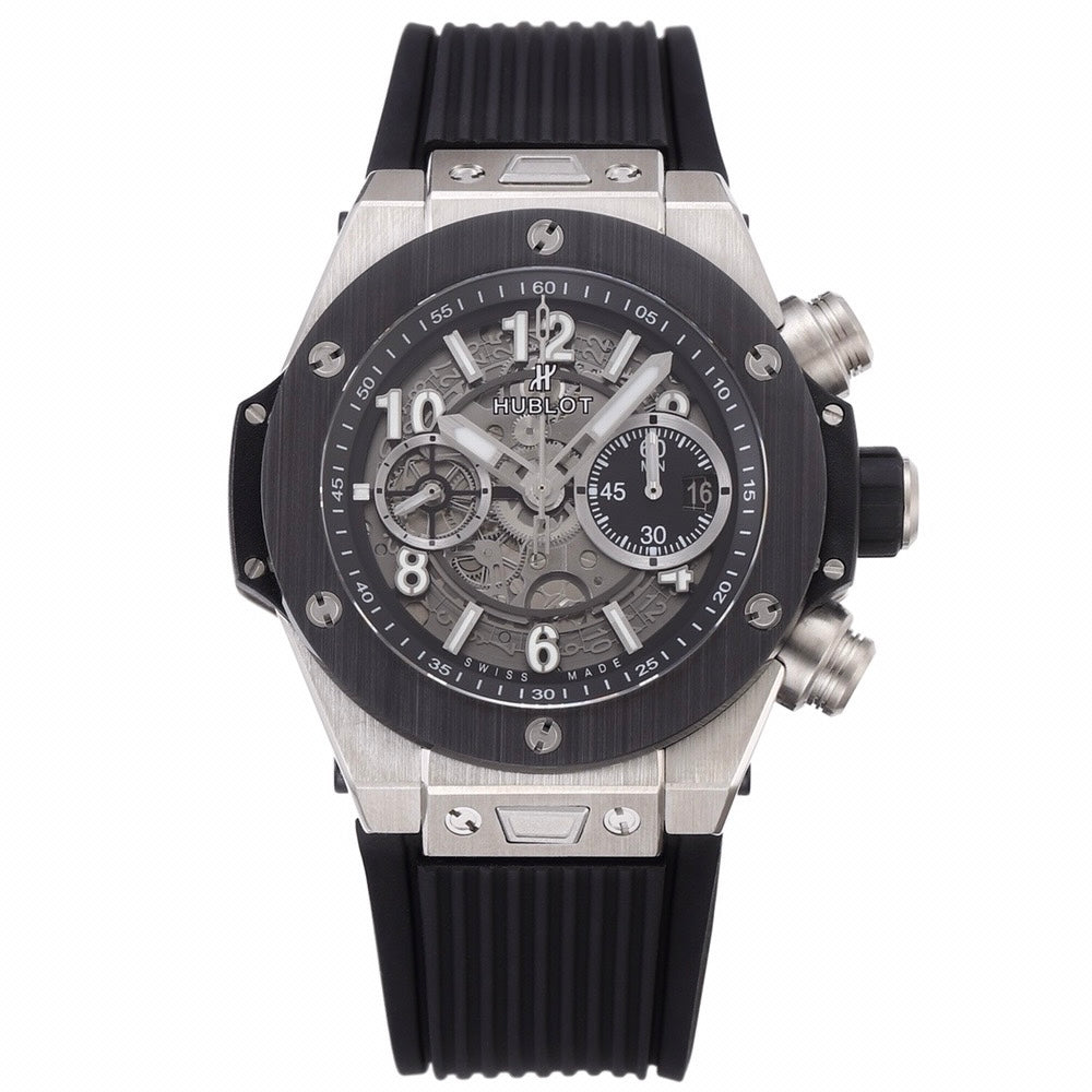 Hublot Big Bang Automatic Chronograph Watch 42mm Titanium Rubber Strap