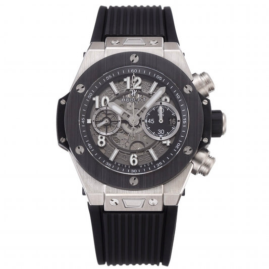Hublot Big Bang Automatic Chronograph Watch 42mm Titanium Rubber Strap
