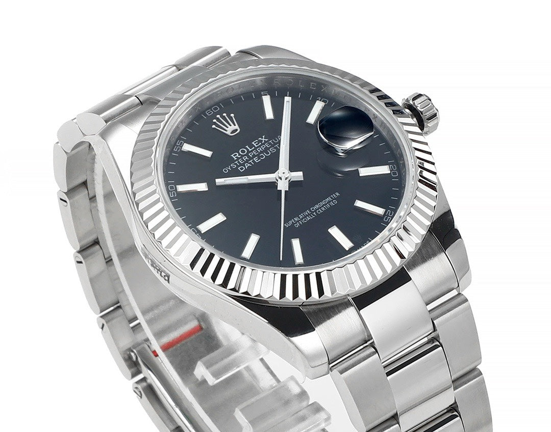 Rolex Datejust 41mm Automatic Watch 3235 Movement 72‑Hour Power Reserve Fluted Bezel