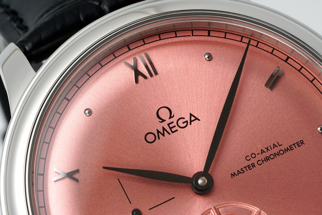 Omega De Ville Power‑Reserve Automatic Mechanical Watch, Genuine Calfskin Leather Strap