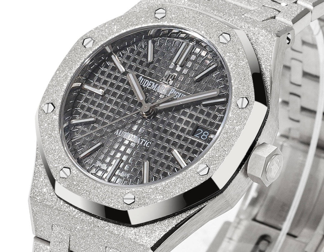 Audemars Piguet Royal Oak 37mm 15454 Frosted Gold Ladies Automatic Watch
