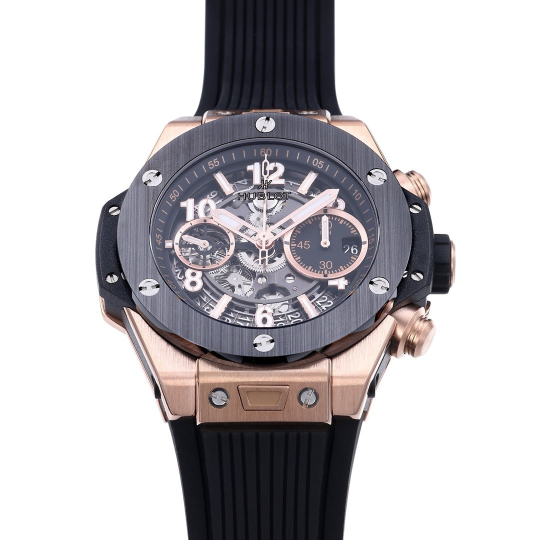 Hublot Big Bang Automatic Chronograph Watch 42mm Titanium Rubber Strap