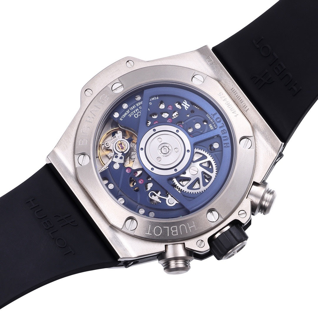 Hublot Big Bang Automatic Chronograph Watch 42mm Titanium Rubber Strap