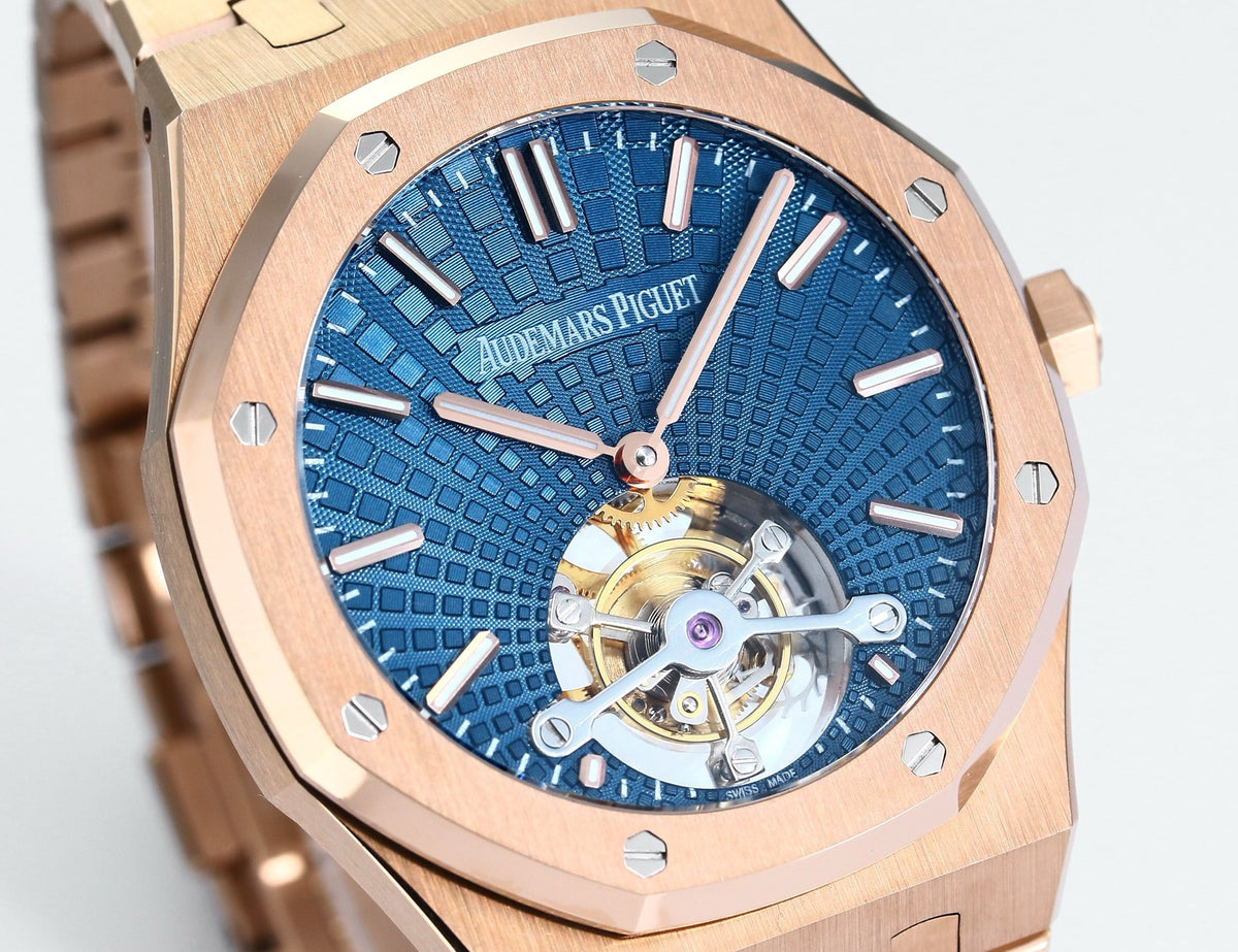 Audemars Piguet Royal Oak Tourbillon 41mm Evolutive Tapisserie Dial Automatic Watch