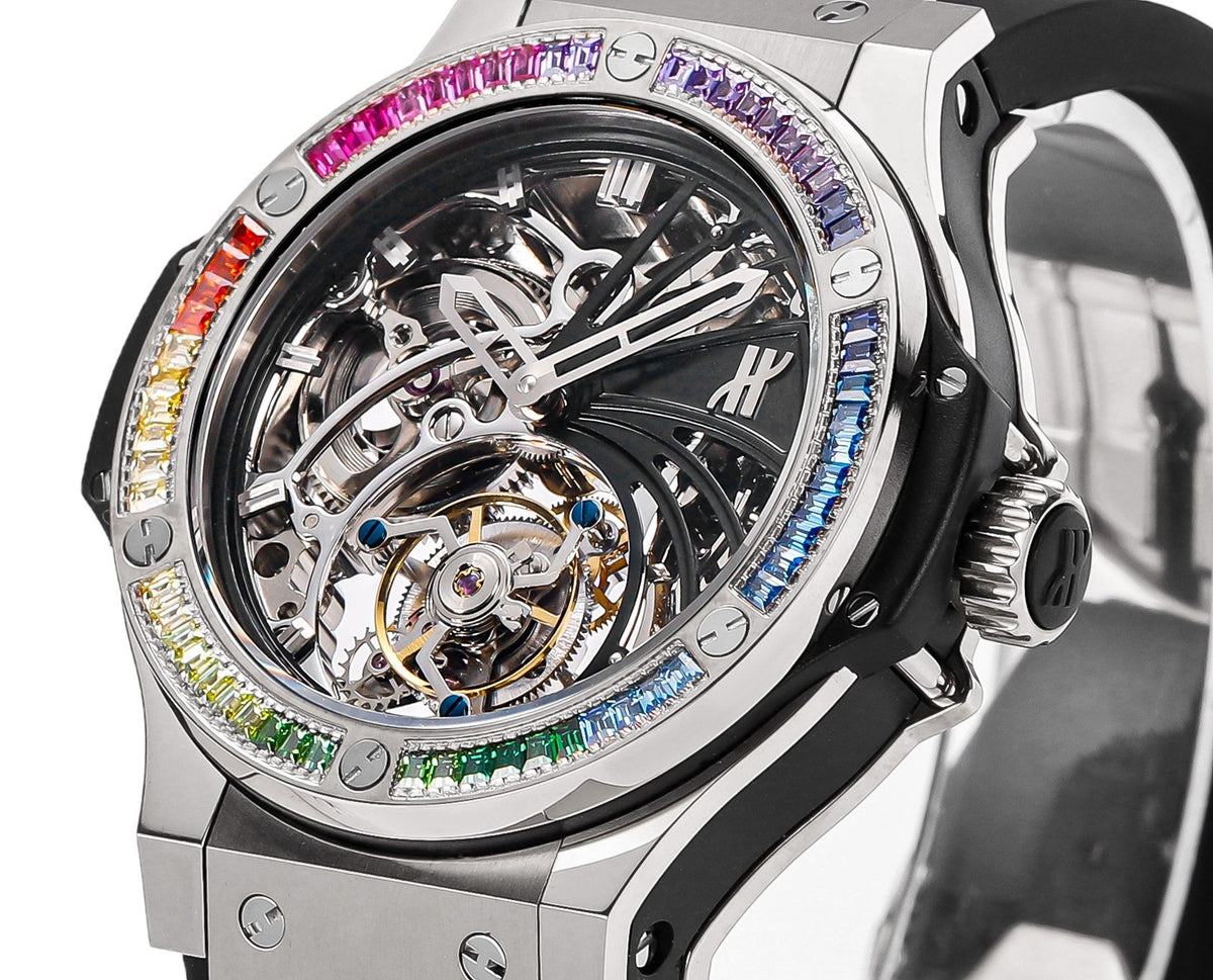 Hublot Big Bang V4 Upgraded True Tourbillon Watch 1:1 Super Clone